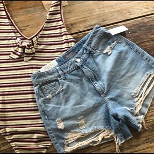 DL1961 High-Rise Wide Leg Short size 26